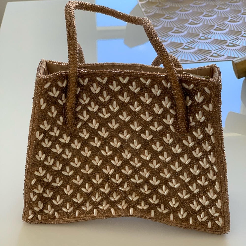 Stephanie beaded evening bag - new